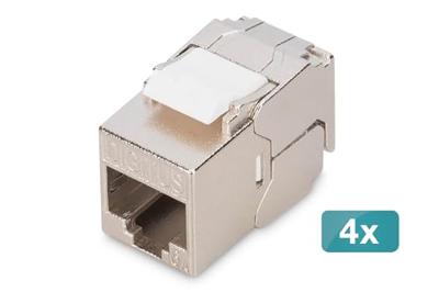 Digitus RJ45-inbouwmodule Keystone CAT 6A 1 stuk(s)