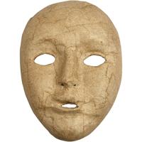 Creativ Company Volledig masker, h: 17,5 cm, b: 12,5 cm, 1 stuk - thumbnail