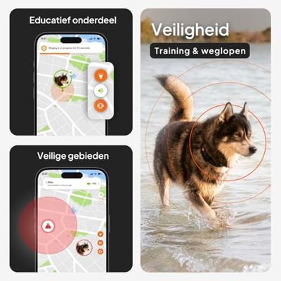 WEENECT GPS-hondentracker zonder halsband - Dog XT - XL-antenne - Waterdicht - Abonnement vereist