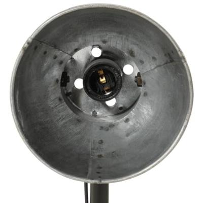 Bureaulamp 25 W E27 17x17x60 cm vintage zilverkleurig - thumbnail