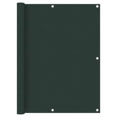 VidaXL Balkonscherm 120x300 cm oxford stof donkergroen