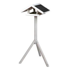 TRIXIE NATURA VOEDERHUIS MET STANDAARD ROOD / WIT 46X22X44 CM / 115 CM