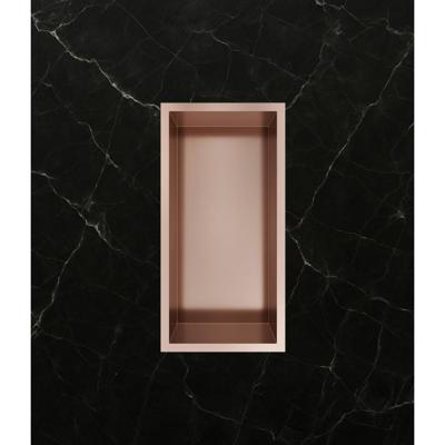 Hotbath &More Inbouwnis - 30 x 15 x 10 cm - Geborsteld Koper PVD