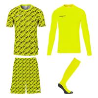 Uhlsport Progressive Keeperstenue Pack Kids Felgeel - thumbnail