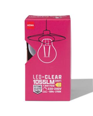 HEMA Led peer clear E27 7.8W 1055lm dim