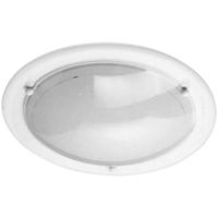 LED Plafondlamp - Plafondverlichting - Trion Primy - E27 Fitting - Rond - Mat Wit - Aluminium - thumbnail
