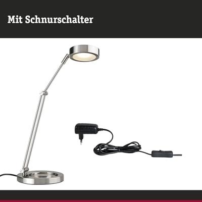 Paulmann Zed 70245 LED-bureaulamp LED LED vast ingebouwd 6.7 W IJzer