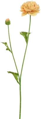 Pure Royal kunsttak ranunculus 62cm perzik