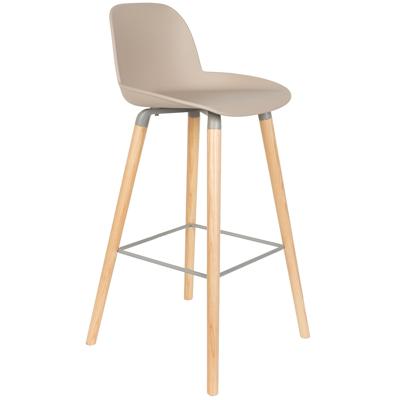 Zuiver Albert Kuip barkruk H75 Taupe
