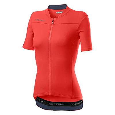 Castelli Anima 3 korte mouw fietsshirt roze dames S