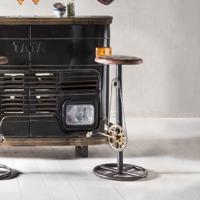 Artistiq Barkruk 'Pedal' (zithoogte 80cm) - thumbnail