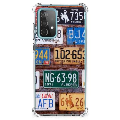 Samsung Galaxy A52 4G/5G Anti-shock Hoesje met foto Kentekenplaten Samsung Galaxy A52 4G/5G Anti-shock Hoesje met foto Kentekenplaten