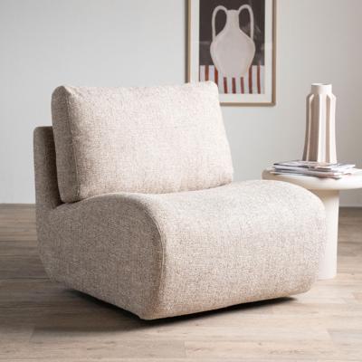 Eleonora Draaifauteuil 'Lucia' kleur Taupe