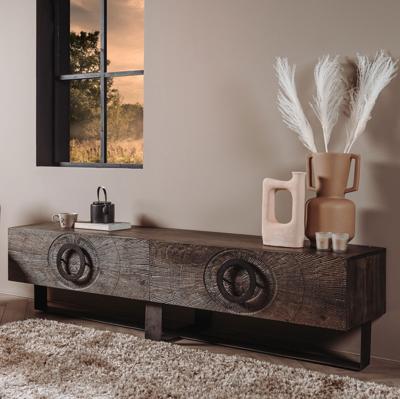 Tower Living TV-meubel 'Padua' Mangohout, 200cm Tower Living TV-meubel 'Padua' Mangohout, 200cm