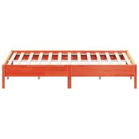 Bedframe massief grenenhout wasbruin 180x200 cm - thumbnail