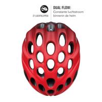 Buzaglo Catlike kinderhelm kitten maat s 52-55cm rood - thumbnail