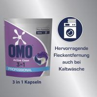 Omo Professional Pro Formula Active Clean 3 in 1 wasmiddel, pak van 80 capsules - thumbnail