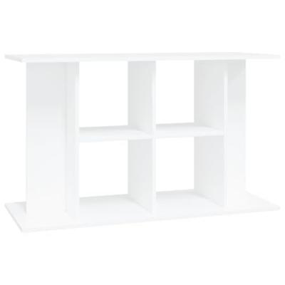 Aquariumstandaard 100x40x60 cm bewerkt hout wit - thumbnail