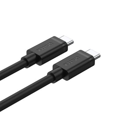 UNITEK Y-C477BK01-2M USB-kabel USB 3.2 Gen 1 (3.1 Gen 1) USB C Zwart