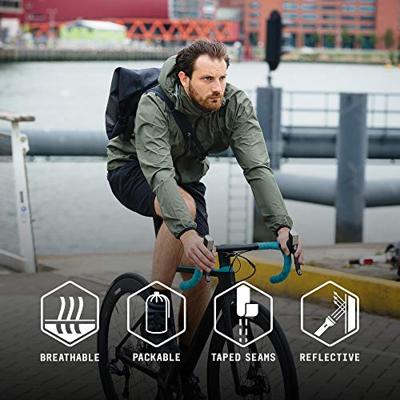 AGU GO Regenjas Essential - Zwart - L - Waterdicht