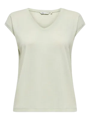 Only Silvery Lurex Top