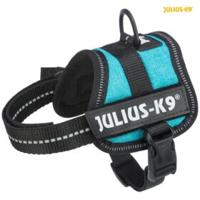 Julius K9 power-harnas / tuig voor labels fuchsia - thumbnail