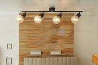 Searchlight PlafondlampDance 4-lichts zwart - 45202-4BK - thumbnail