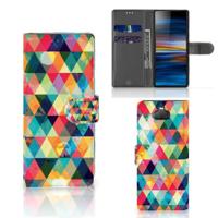 Sony Xperia 10 | Telefoon Hoesje | Geruit - thumbnail