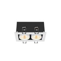 SLV Vierkante led inbouwspotKadux Double 2x Led - wit - 3000K - 1007560 - thumbnail