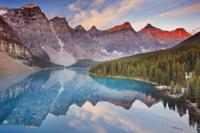Schilderij - Bergmeer in Canada, Prachtig landschap, Premium print, Wanddecoratie - thumbnail