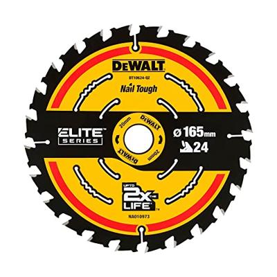 DeWalt Accessoires Cirkelzaagblad 165x20x24t Finish, kerf 1,65mm - DT10624-QZ - thumbnail
