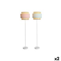 Vloerlamp DKD Home Decor 38 x 38 x 154 cm Roze Metaal Groen 220 V 50 W (2 Stuks) - thumbnail
