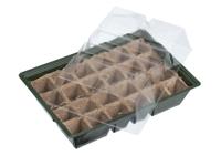 Nature kweekkas 33x23 cm met turfpotplaat - thumbnail