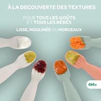 Set van 2 oefenlepels BEABA van terracotta - thumbnail