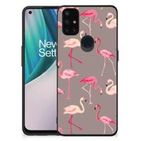 OnePlus Nord N10 5G Dierenprint Telefoonhoesje Flamingo - thumbnail