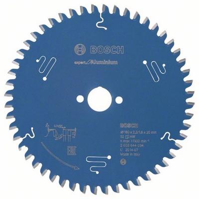 Bosch Accessoires Cirkelzaagblad Expert for Aluminium 160x20x2.2/1.6x52T - 2608644094 Bosch Accessoires Cirkelzaagblad Expert for Aluminium 160x20x2.2/1.6x52T - 2608644094