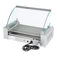 Hotdog Grill - 7 rollers - Roestvrij staal - thumbnail