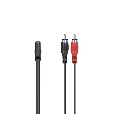 Hama Audio-adapter 2x cinch-stekker 3,5mm jack-stereo Hama Audio-adapter 2x cinch-stekker 3,5mm jack-stereo