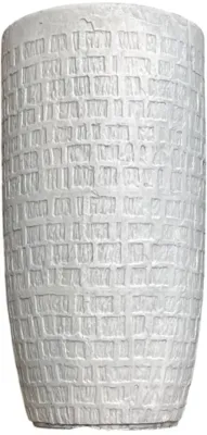 Terraliet bloempot 23x0cm wit