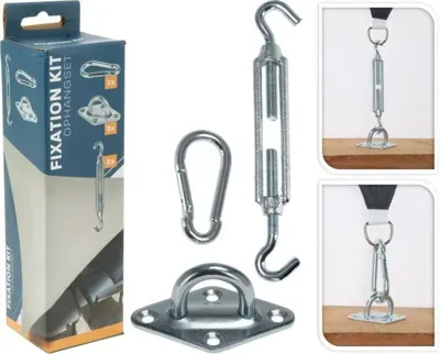 Schaduwdoek accessoires set 6st