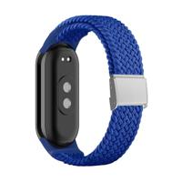 By Qubix - Braided nylon bandje - Blauw - Compatible met Xiaomi Smart Band 8 & 9 - Compatible Xiaomi bandje - thumbnail