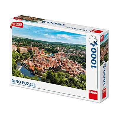 DinoToys Dino puzzel - drone beeld český krumlov - 1000 stukjes