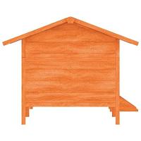 VidaXL Hondenhok 159x120x88,5 cm massief grenenhout bruin - thumbnail