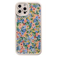 iPhone 12 Pro beige case - Floral garden - thumbnail
