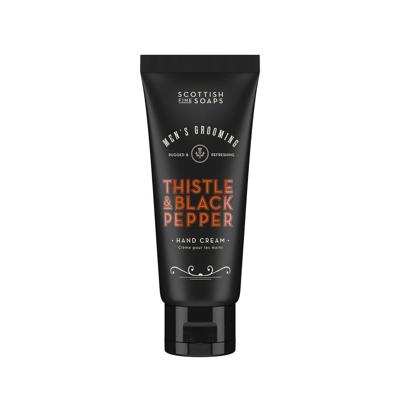 Scottish Fine Soaps Men's Grooming Thistle & Black Pepper Hand Cream 100ml