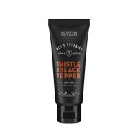 Scottish Fine Soaps Men's Grooming Thistle & Black Pepper Hand Cream 100ml - thumbnail