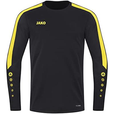 JAKO 8823K Sweater Power Kids - Zwart/Citroen - 152 JAKO 8823K Sweater Power Kids - Zwart/Citroen - 152