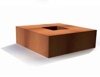 Forno: VLS4 Vuurtafel Vierkant - Cortenstaal - thumbnail