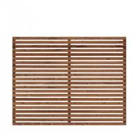 ThermoWood® Tuinscherm Tokyo 180 x 140 CM - thumbnail