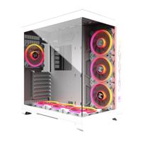 Mred - PC Gamer ATX - White RGB Crystal Sea - thumbnail